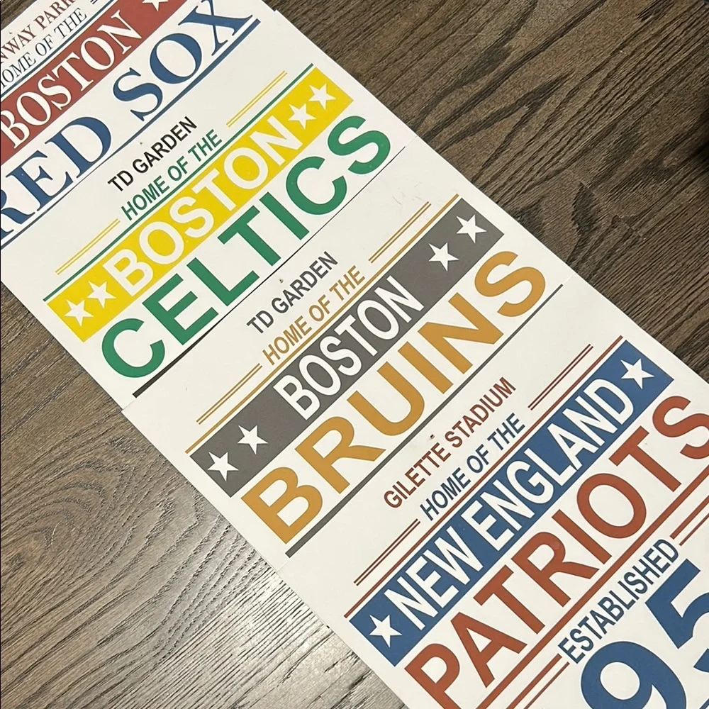 Boston Sports Team Wall Art - Picture 1 of 5